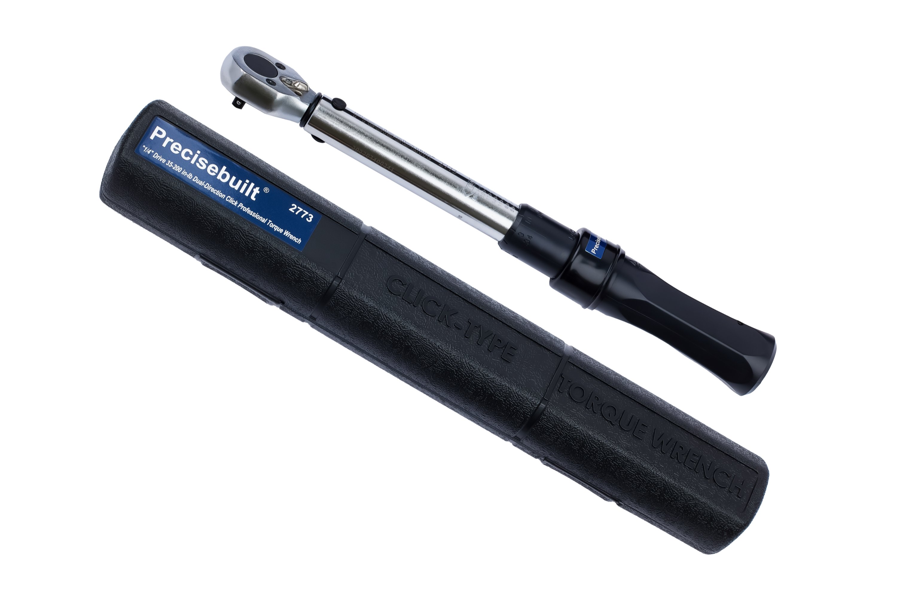 1/4 Inch Drive 35-200 in-lb Dual-Direction Click Professional Torque Wrench